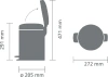 мусорное ведро brabantia newicon 112645