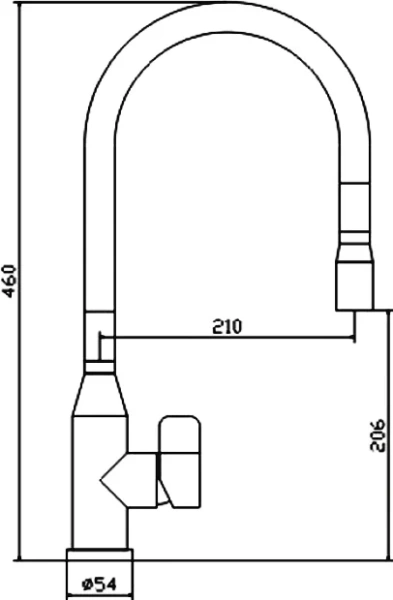 смеситель для кухни seaman eco venice ssn-1096p