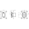 внутренняя часть для смесителя jacob delafon modulo 98699d-nf g 1/2