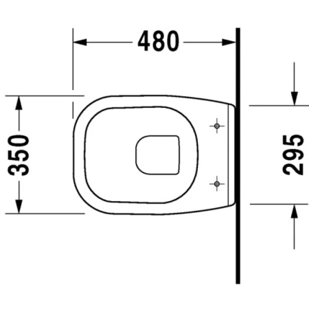 унитаз подвесной duravit d-code 22110900002 без сиденья, цвет белый.