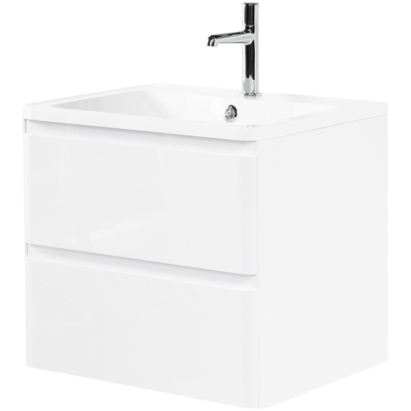 тумба под раковину belbagno 70 albano-700-2c-so-bl подвесная bianco lucido