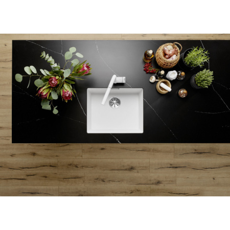 кухонная мойка blanco subline 500-u 523434 цвет алюметаллик