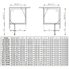 душевой уголок radaway torrenta kdj 90 l×75 прозрачное