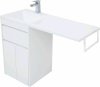 тумба с раковиной aquanet токио 110 l 239204 белая