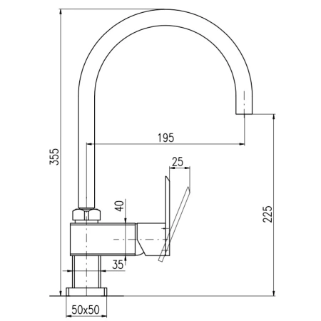 смеситель для кухни rav slezak loira lr514.5z