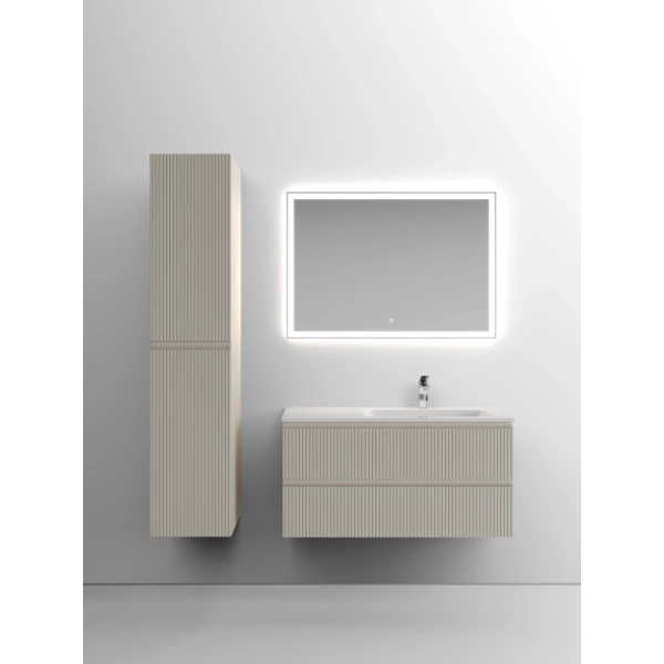 тумба под раковину sancos snob t 100 r snt100rce подвесная beige soft