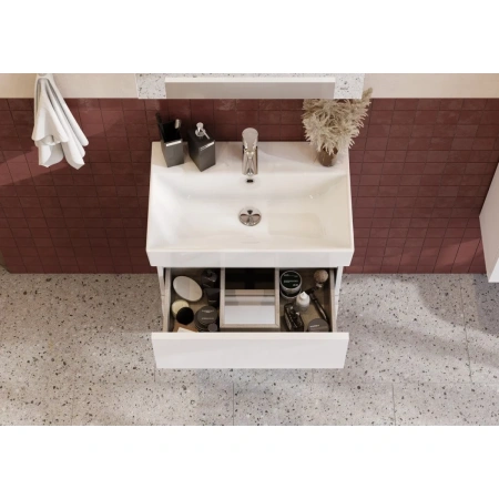 тумба белый матовый 56,4 см roca oleta a857639501