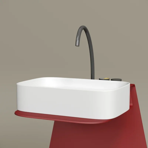 раковина ceramicanova element cn6053mw накладная, 60.5x38 см, белая матовая