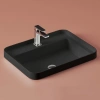 Раковина встраиваемая Artceram Fuori Scala TFL034 17;00 60х45 см, цвет: черный матовый