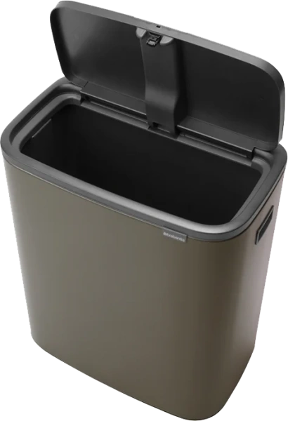 Мусорное ведро Brabantia Bo Touch Bin 223068 60 л, платиновое