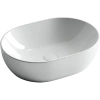 раковина ceramicanova element cn6019 накладная, 48x35 см, белая