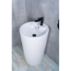 раковина ceramalux nb135 напольная, 44x46 см, цвет белая