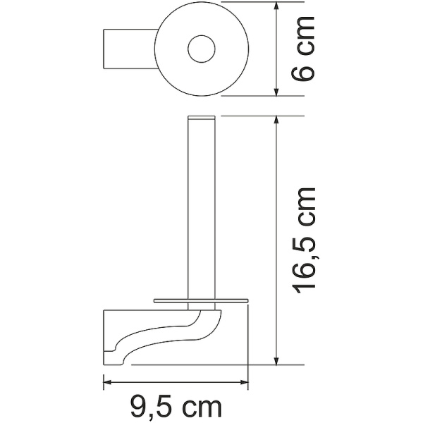 Держатель запасного рулона WasserKRAFT Kammel K-8397 цвет хром