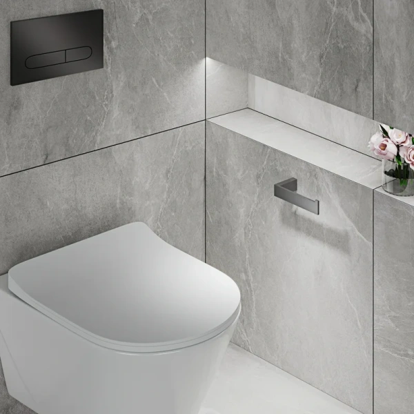 Держатель туалетной бумаги Timo Petruma 15241/18 черное золото