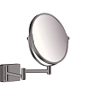 Косметическое зеркало x 3 Hansgrohe AddStoris 41791340, цвет черный шлифованный хром