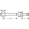 держатель туалетной бумаги hansgrohe logis universal 41726000