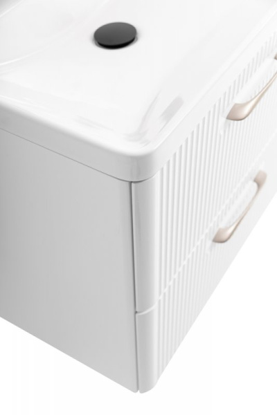 тумба под раковину belbagno due 50 due-500-2c-so-bm-p подвесная белый металлик