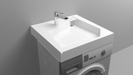 раковина над стиральной машиной altasan quadro 60x60
