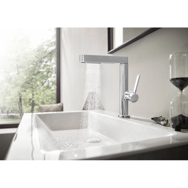 смеситель для раковины с донным клапаном hansgrohe finoris 76063000