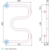 водяной полотенцесушитель сунержа м-образный 600х400 00-0007-6040 хром
