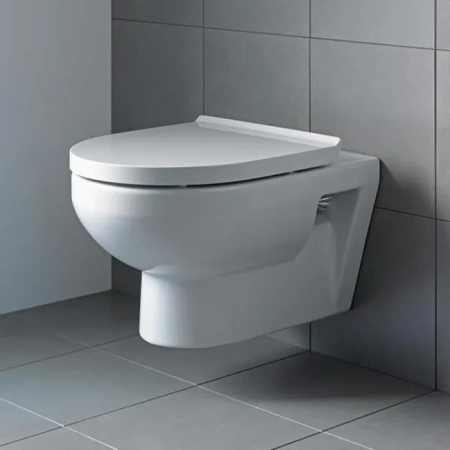 унитаз подвесной безободковый duravit durastyle 45620900a1, с сиденьем микролифт, цвет белый.