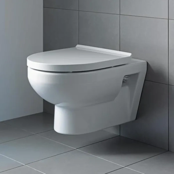 унитаз подвесной безободковый duravit durastyle 45620900a1, с сиденьем микролифт, цвет белый.