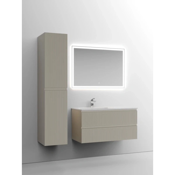 тумба под раковину sancos snob t 100 l snt100lce подвесная beige soft