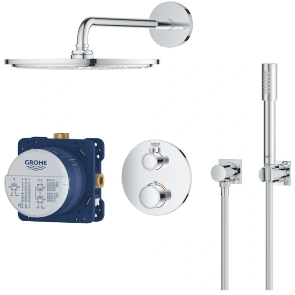 душевой комплект 310 мм grohe rainshower grohtherm 34731000