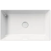 раковина gsi kube x 945311 накладная, 60x37 см, bianco lucido (белый глянец)