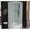 душевая кабина 100x100x220 см frank f400/2 white 133009 прозрачное