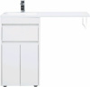 тумба с раковиной aquanet токио 110 l 239204 белая