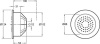 душевая форсунка jacob delafon watertile e8014-cp