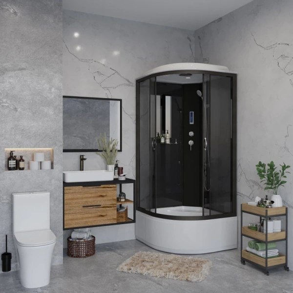 душевая кабина niagara classic 90x90 ng-6508-14p без гидромассажа