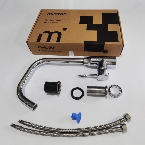 смеситель для кухни milardo meal m01sbl0m05