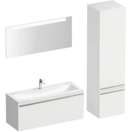 раковина полувстраиваемая ravak clear 80 см xjj01180000, белая