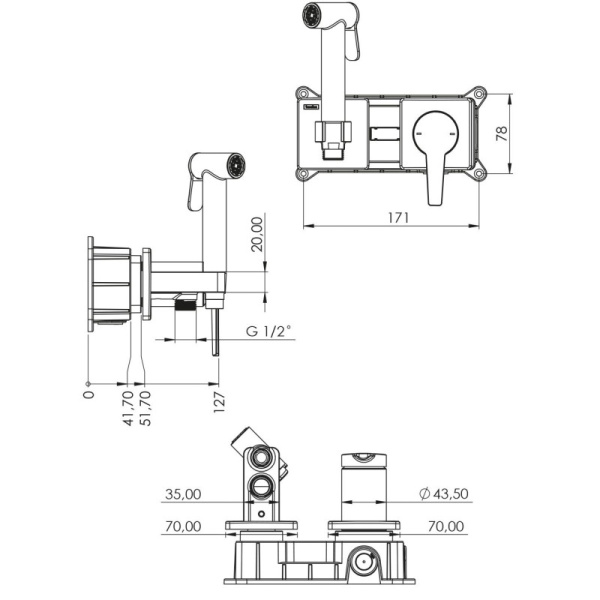 гигиенический комплект teska liva tera t5439