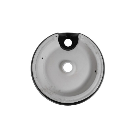 раковина накладная 43 см aquanet moon-2-mb 00273671, цвет черный матовый