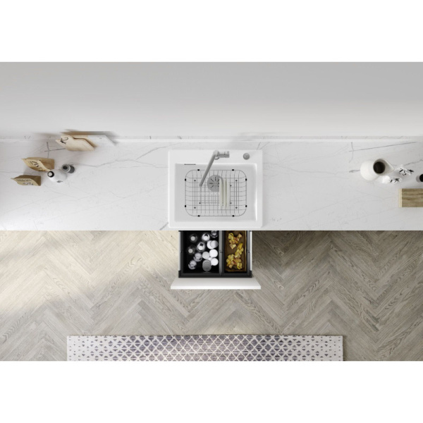 кухонная мойка blanco palona 6 puraplus 524731 белая глянцевая