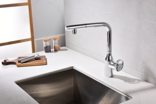 смеситель для кухни с подключением к фильтру paulmark urban ur213104-cr, цвет хром