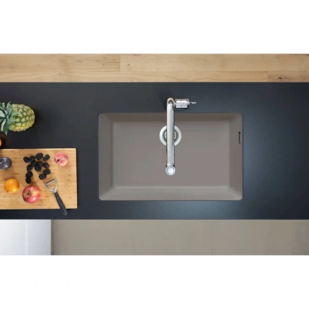 смеситель для кухни hansgrohe metris m71 73801000, хром