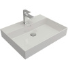 Раковина накладная Bocchi Milano 60 1376 Белая глянцевая