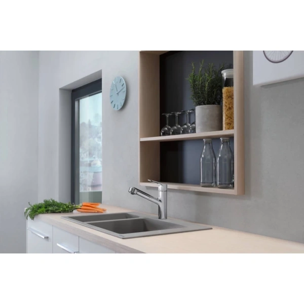 смеситель для кухни hansgrohe focus m43 71842000, хром