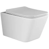 унитаз ceramicanova metric cn3007 подвесной, с сиденьем микролифт, белая