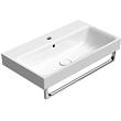 Раковина GSI Nubes 9687111 подвесная, 70x40 см, Bianco lucido (Белый глянец)