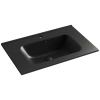 Раковина Ceramicanova Element CN7007MB встраиваемая, сверху, 71х46.5 см, черный матовый