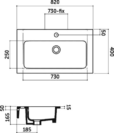 раковина полувстраиваемая disegno ceramica light ml08040101