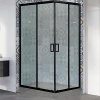 Душевой уголок Royal Bath HPD 120×100 RB1120HPD-C-BL профиль черный, стекло матовое Душевой уголок Royal Bath HPD 120×100 RB1120HPD-C-BL профиль черный, стекло матовое