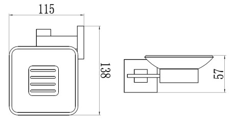 Мыльница Savol 65C S-06559C Мыльница Savol 65C S-06559C