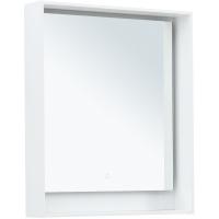 Зеркало Aquanet Милан 70 336391 с подсветкой Белый глянец с сенсорным выключателем Зеркало Aquanet Милан 70 336391 с подсветкой Белый глянец с сенсорным выключателем