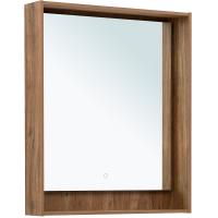 Зеркало Aquanet Милан 70 336399 с подсветкой Дуб рустикальный с сенсорным выключателем Зеркало Aquanet Милан 70 336399 с подсветкой Дуб рустикальный с сенсорным выключателем